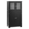 Costway Bathroom Floor Storage Cabinet Kitchen Cupboard w/Doors&Adjustable Shelf Black\Brown